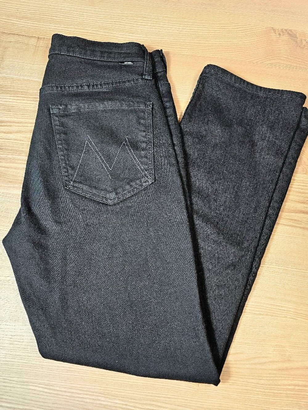 MOTHER Tomcat Ankle Jeans Black Size 29